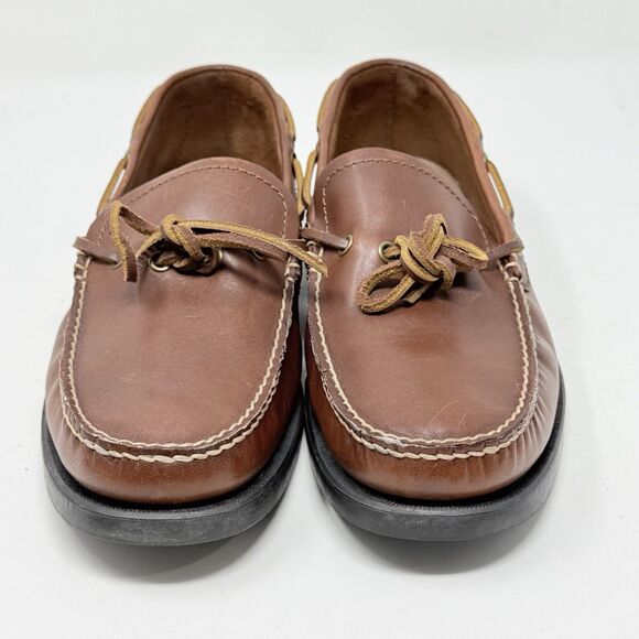 Eastland Yarmouth Camp Moc Shoes Loafers Mens 9.5 W Wide Brown Leather Slip On main image 9